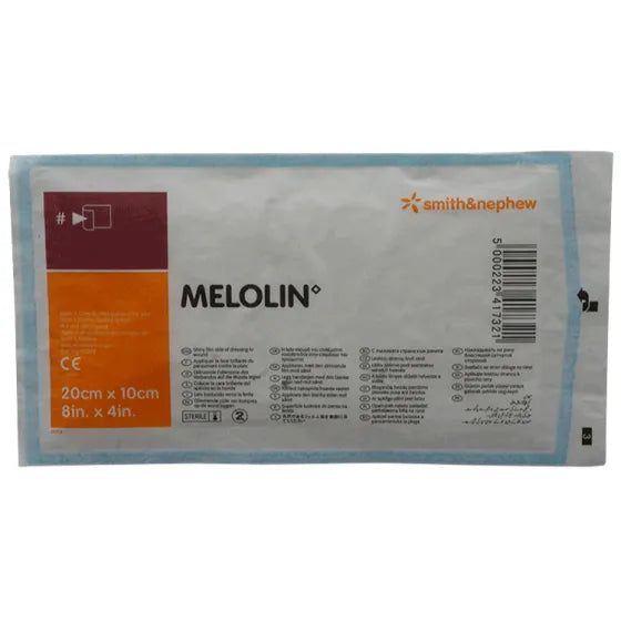 Melolin Non-Adhesive Wound Dressing 20cm x 10cm -  100 Pack