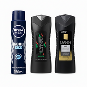 Men’s Lynx Shower Gel & Nivea Deodorant Bundle