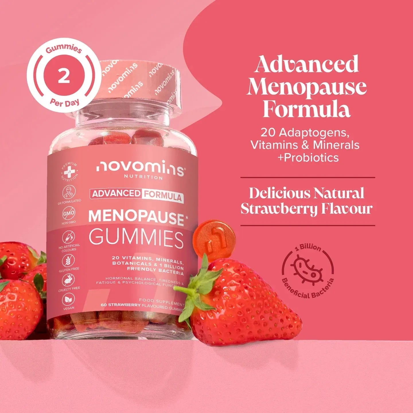 Novomins Menopause Gummies - 60 Pack