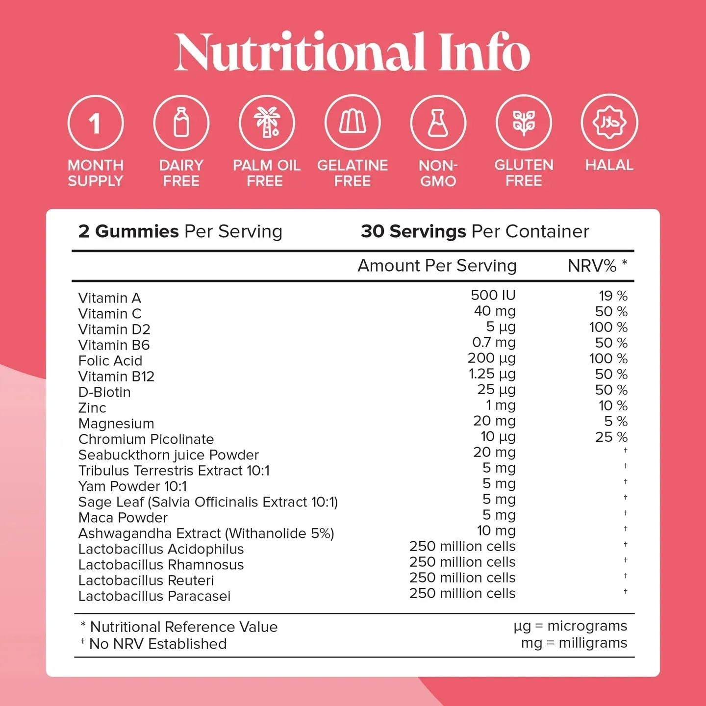 Novomins Menopause Gummies - 60 Pack