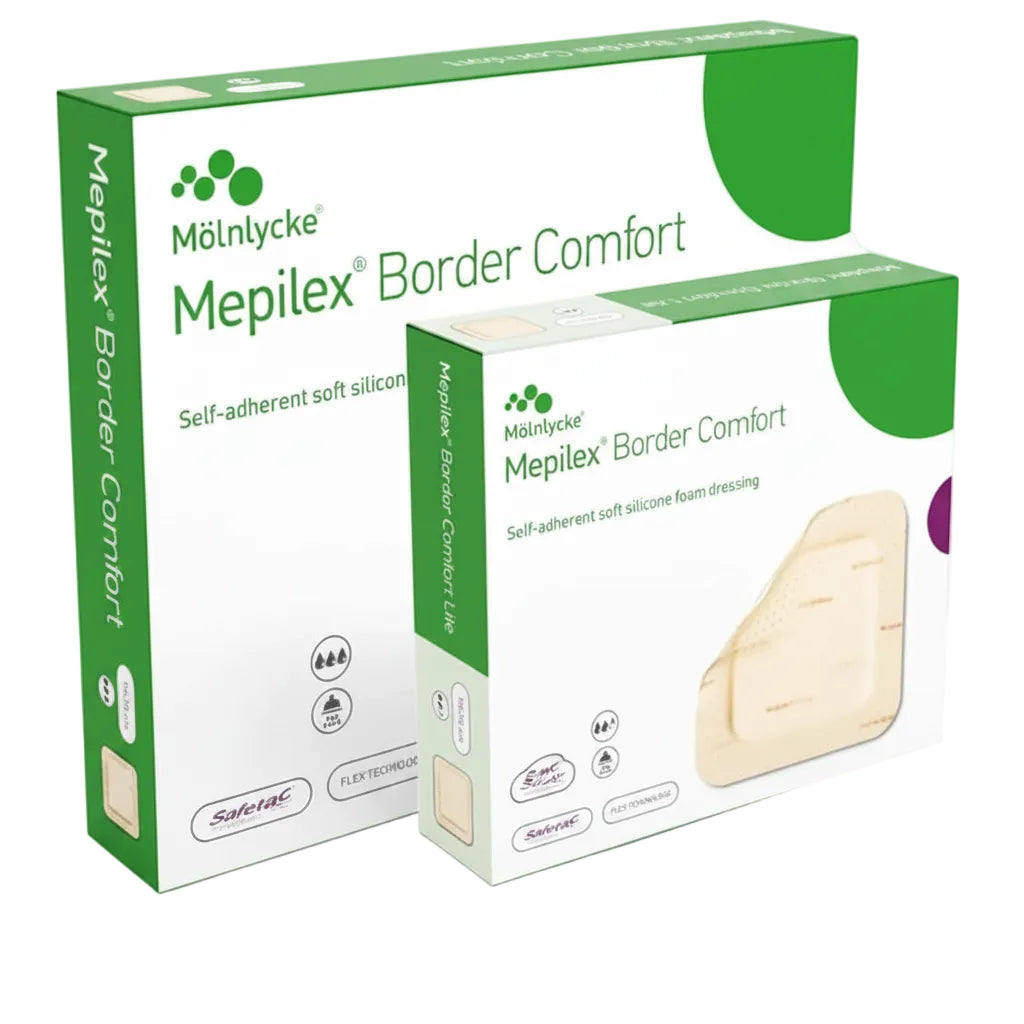Mepilex Border Comfort Lite Dressing - 4cm x 5cm (10 Pack)