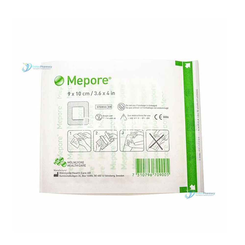 Mepore Adhesive Wound Dressing - 9cm x 10cm (Single Dressing)