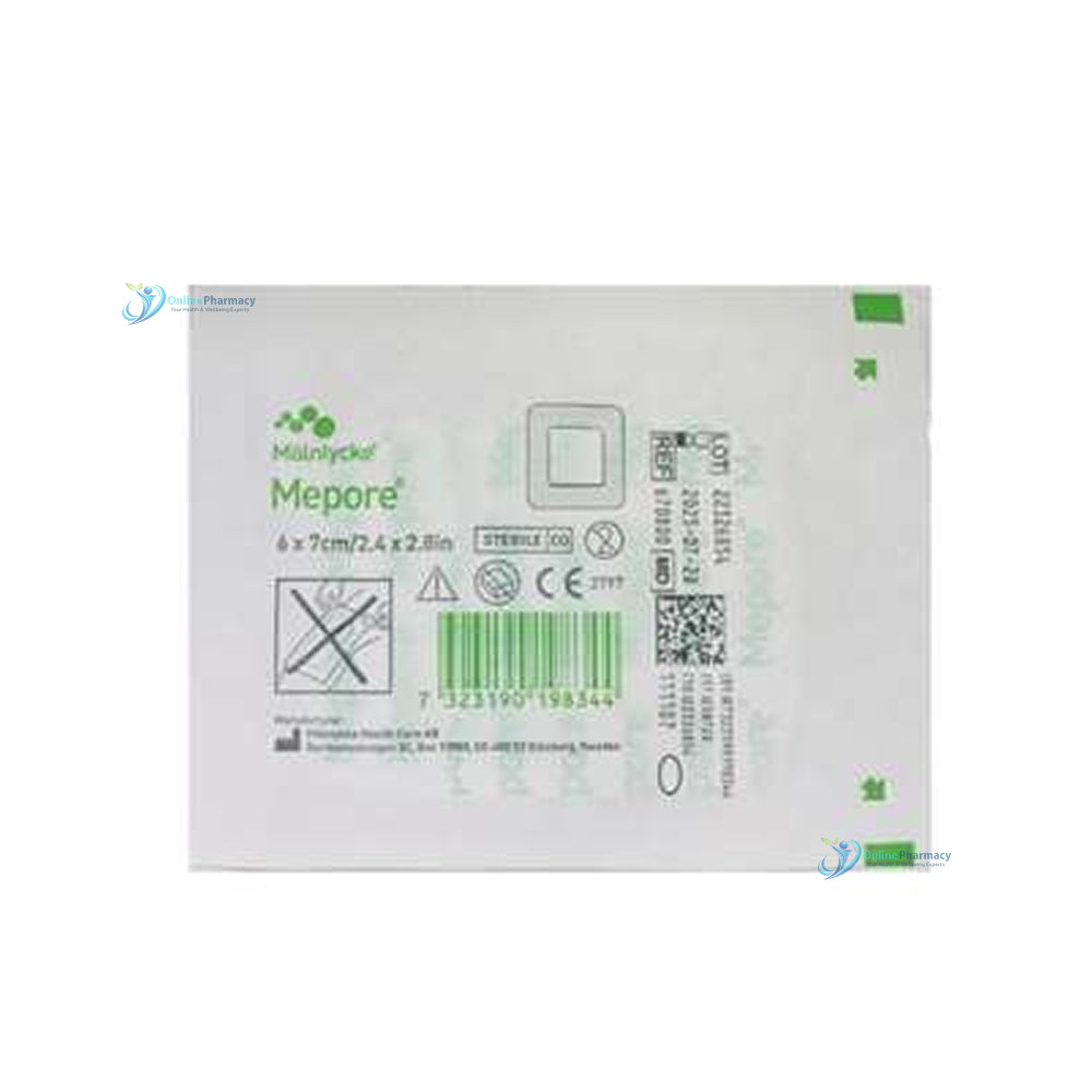 Mepore Adhesive Wound Dressing (Single Dressing) - 6cm x 7cm