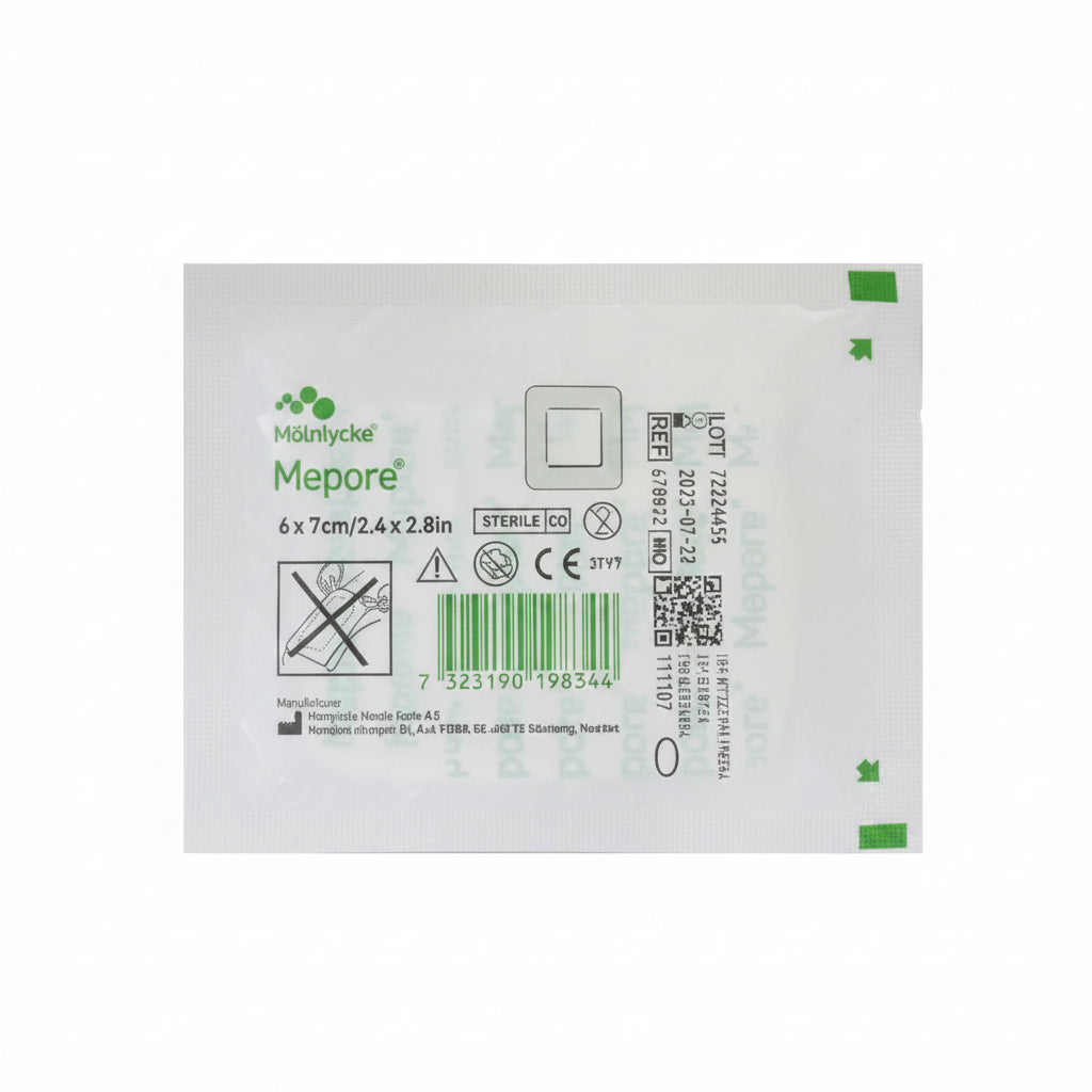Mepore Adhesive Wound Dressing (Single Dressing) - 6cm x 7cm