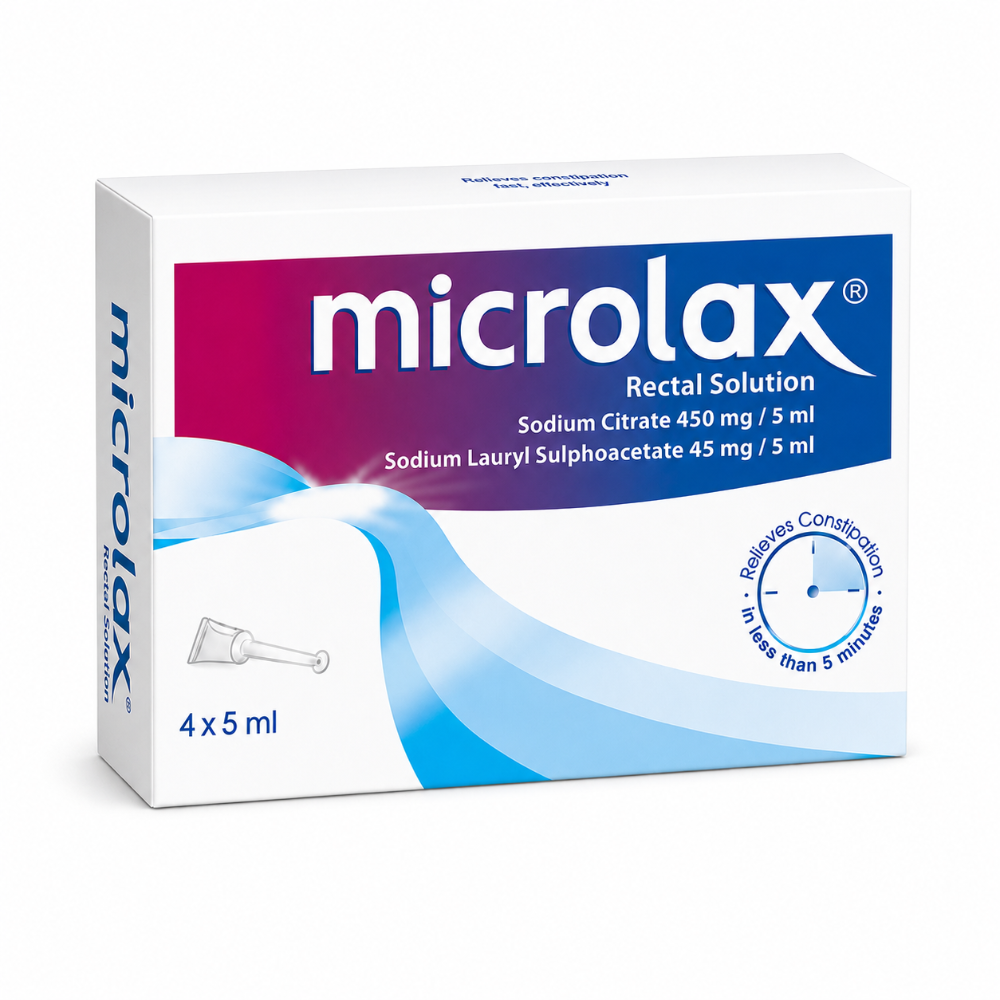 Microlax Rectal Solution - 4 Pack