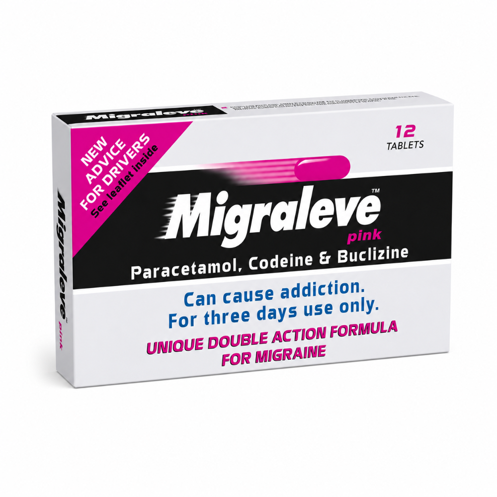 Migraleve Pink Migraine Tablets - 12 Tablets