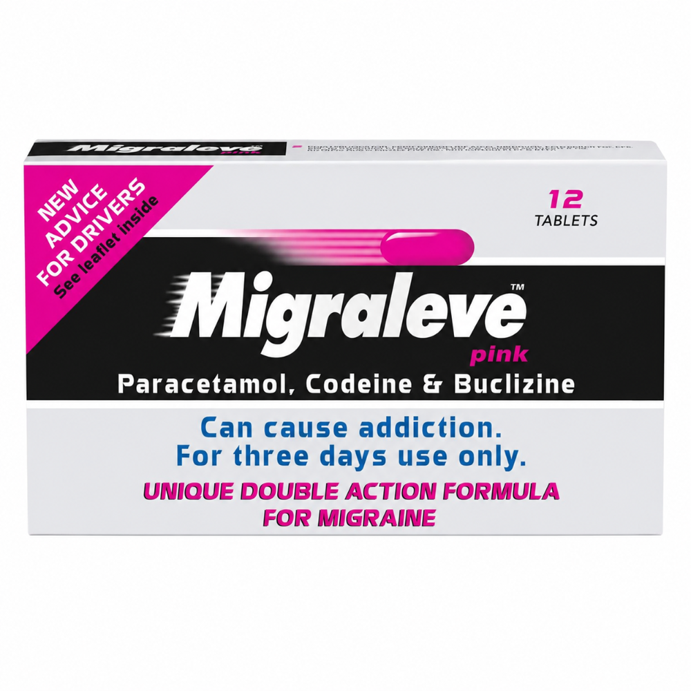 Migraleve Pink Migraine Tablets - 12 Tablets