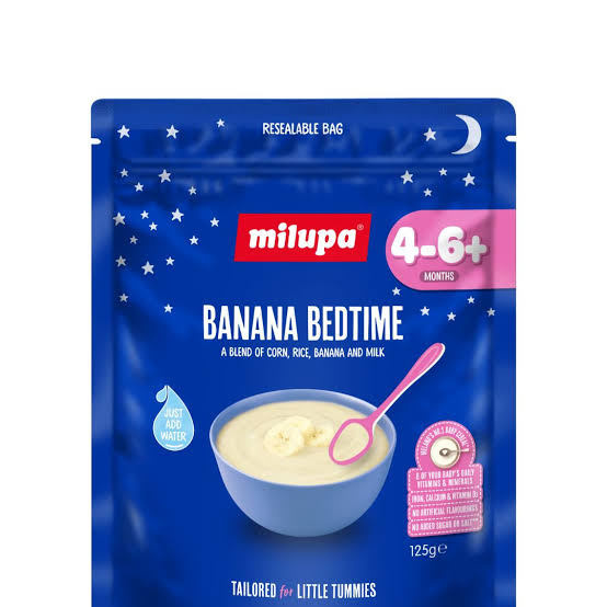 Milupa Banana Bedtime Cereal - 5 x 125g