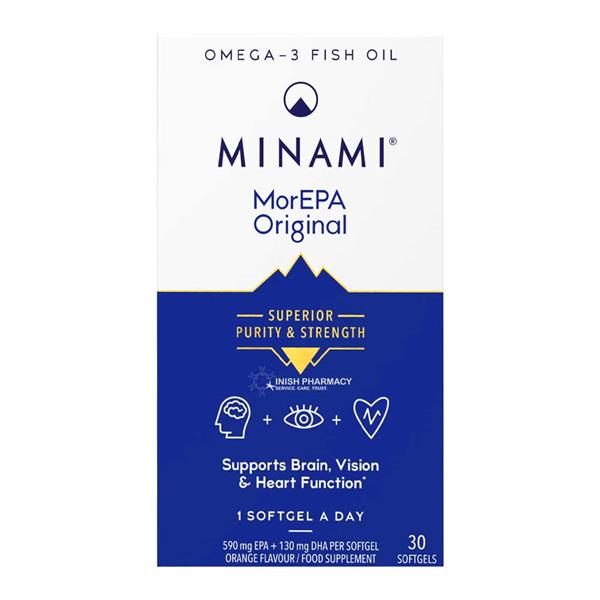 Minami MorEPA Omega 3 Fish Oil Softgels - 30/60 Pack
