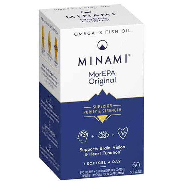 Minami MorEPA Omega 3 Fish Oil Softgels - 30/60 Pack
