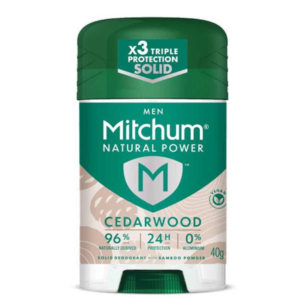 Mitchum Men Natural Power Cedarwood - 40G