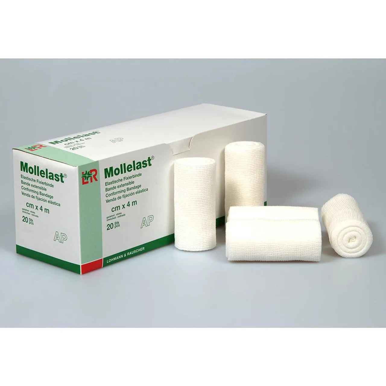 Mollelast Compression Bandage 10cm x 4m - Single Dressing / 20 Pack
