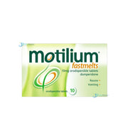 Motilium Fast Melts (Domperidone) 10mg Nausea & Vomiting Tablets - 10 Tablets