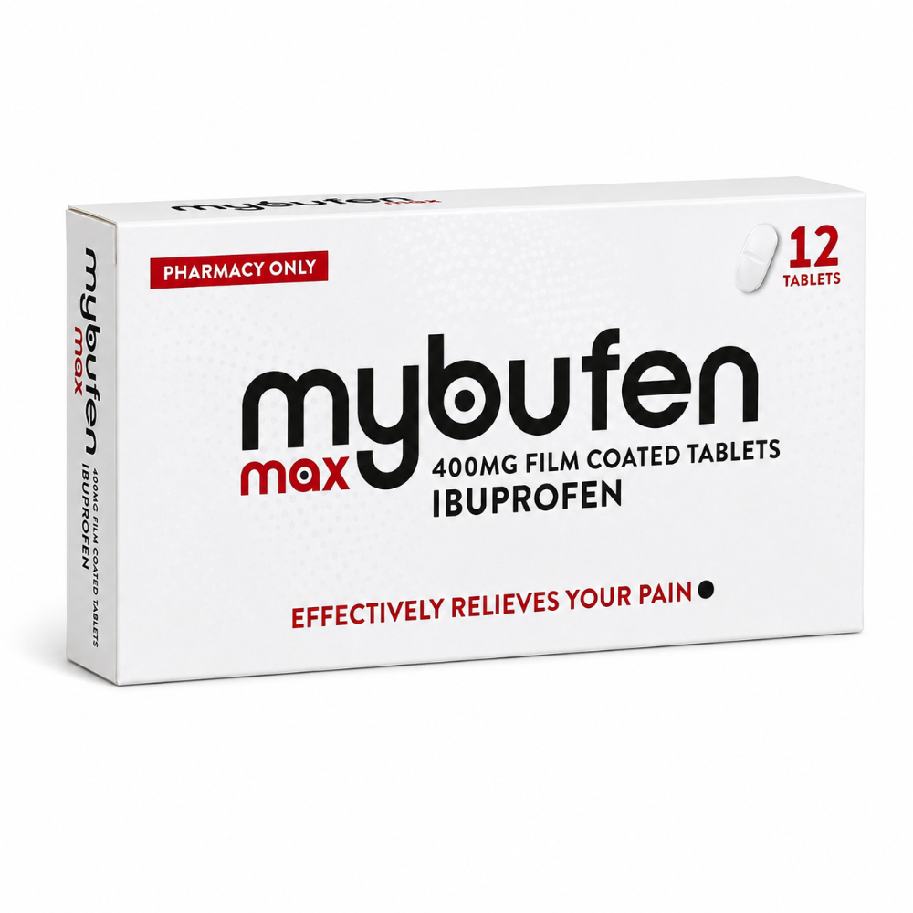 Mybufen 400mg Ibuprofen Tablets - 12 Pack