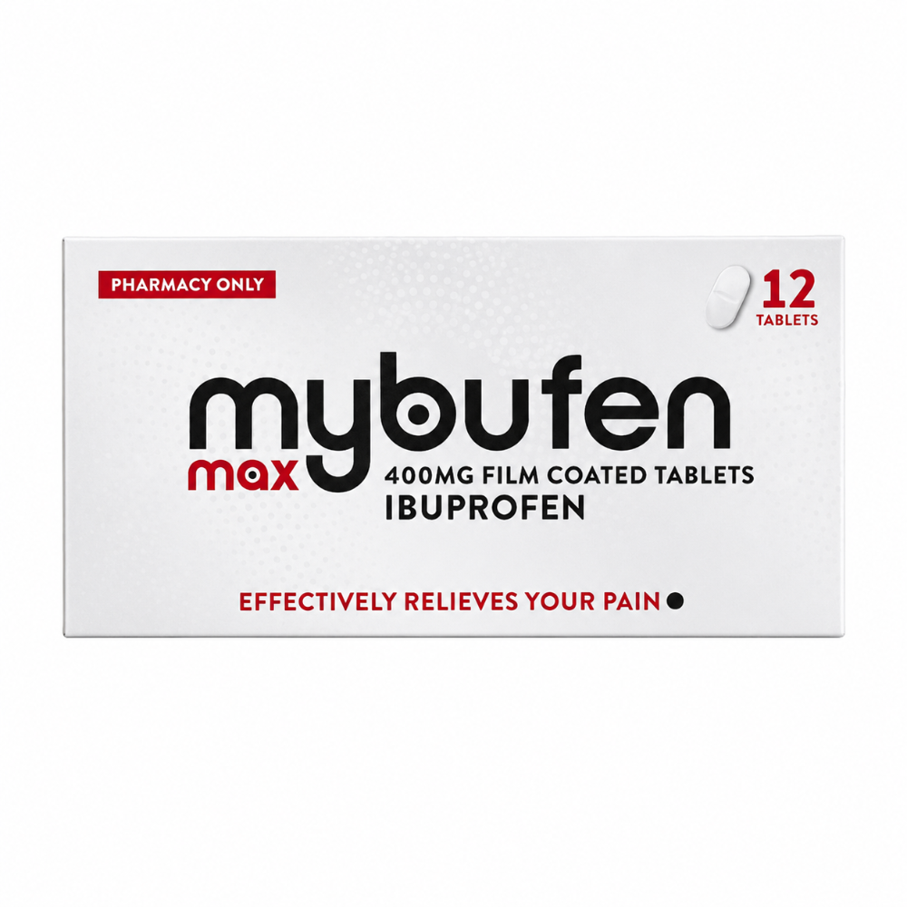 Mybufen 400mg Ibuprofen Tablets - 12 Pack