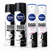 NIVEA Black & White Deodorant Bundle