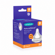 Natural Wave Medium Flow Teats - 2 Pack