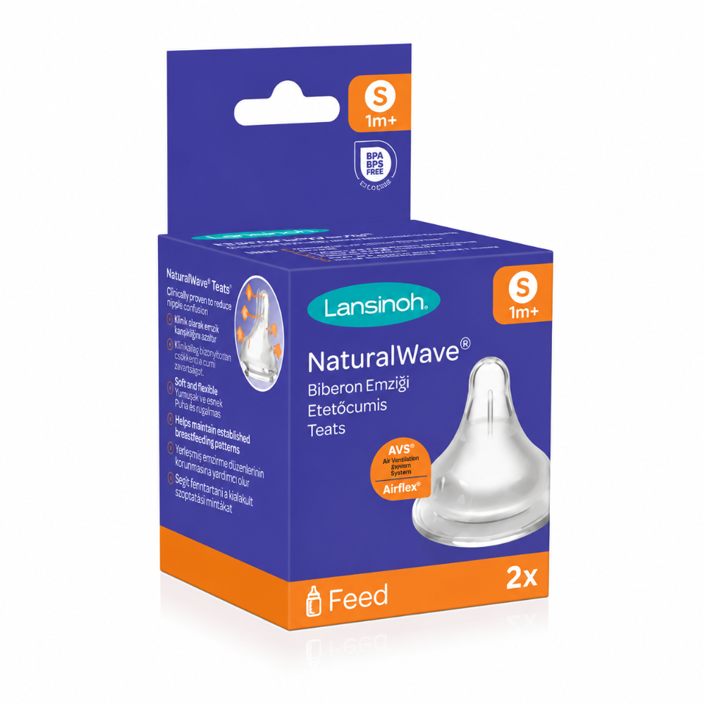 Natural Wave Slow Flow Teats - 2 Pack