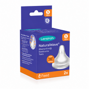 Natural Wave Slow Flow Teats - 2 Pack