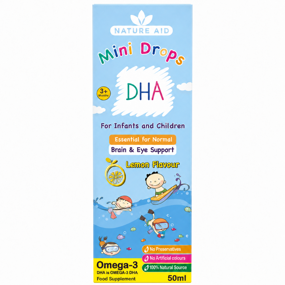 Nature's Aid DHA Drops Lemon - 50ml