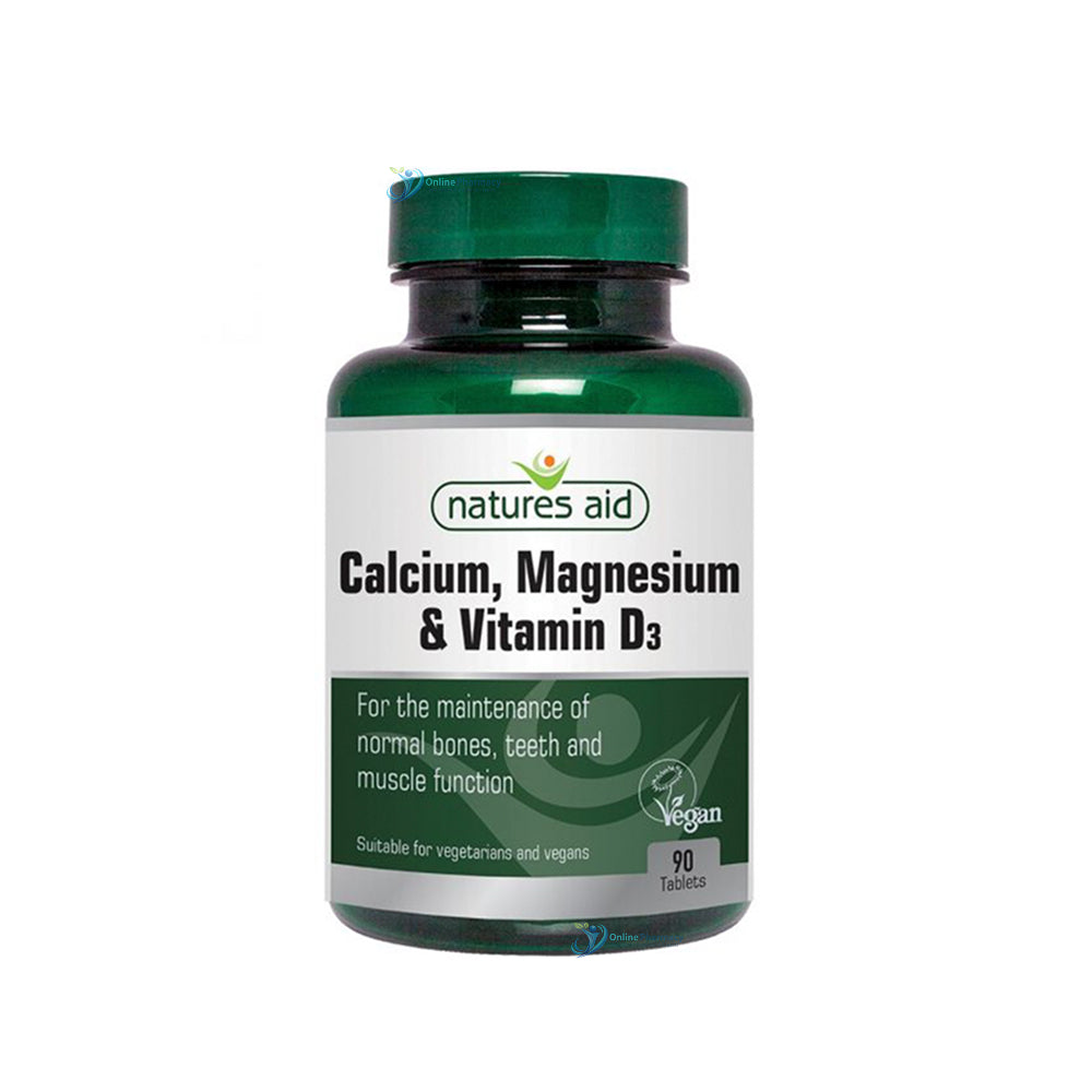 Natures Aid Calcium, Magnesium and Vitamin D3 - 90 Pack