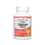Natures Aid Chewable Calcium 400mg Lemon - 60 Pack