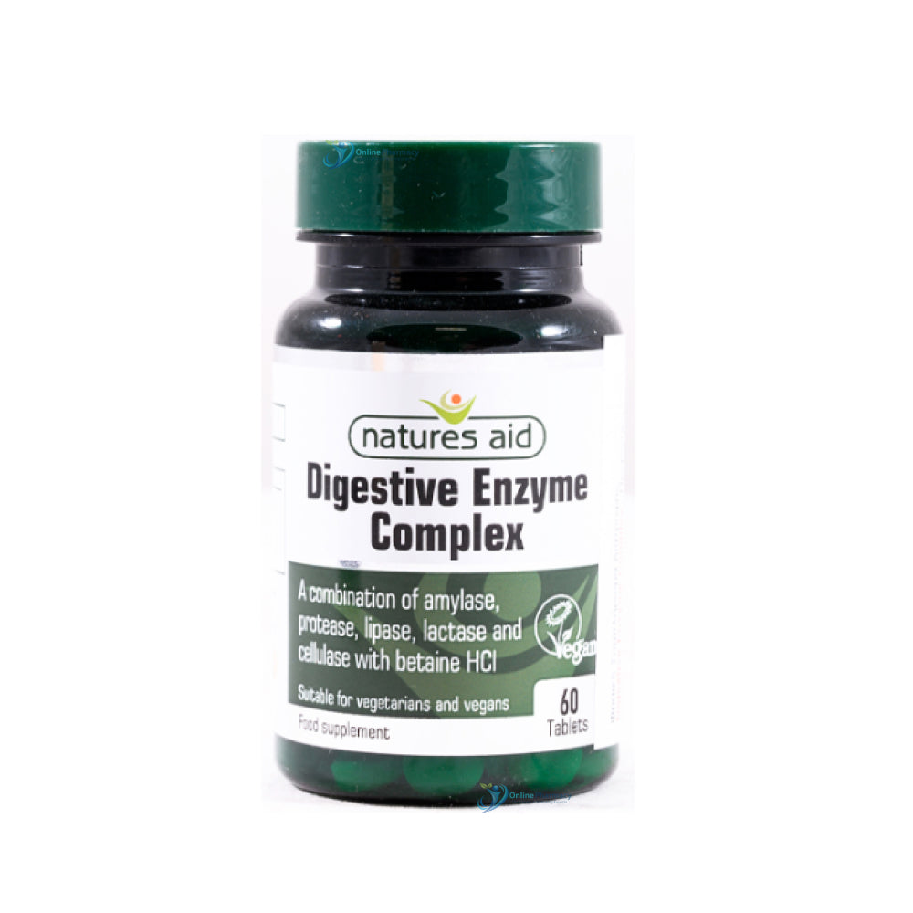 Natures Aid Digestive Enzyme Complex - 60 Pack