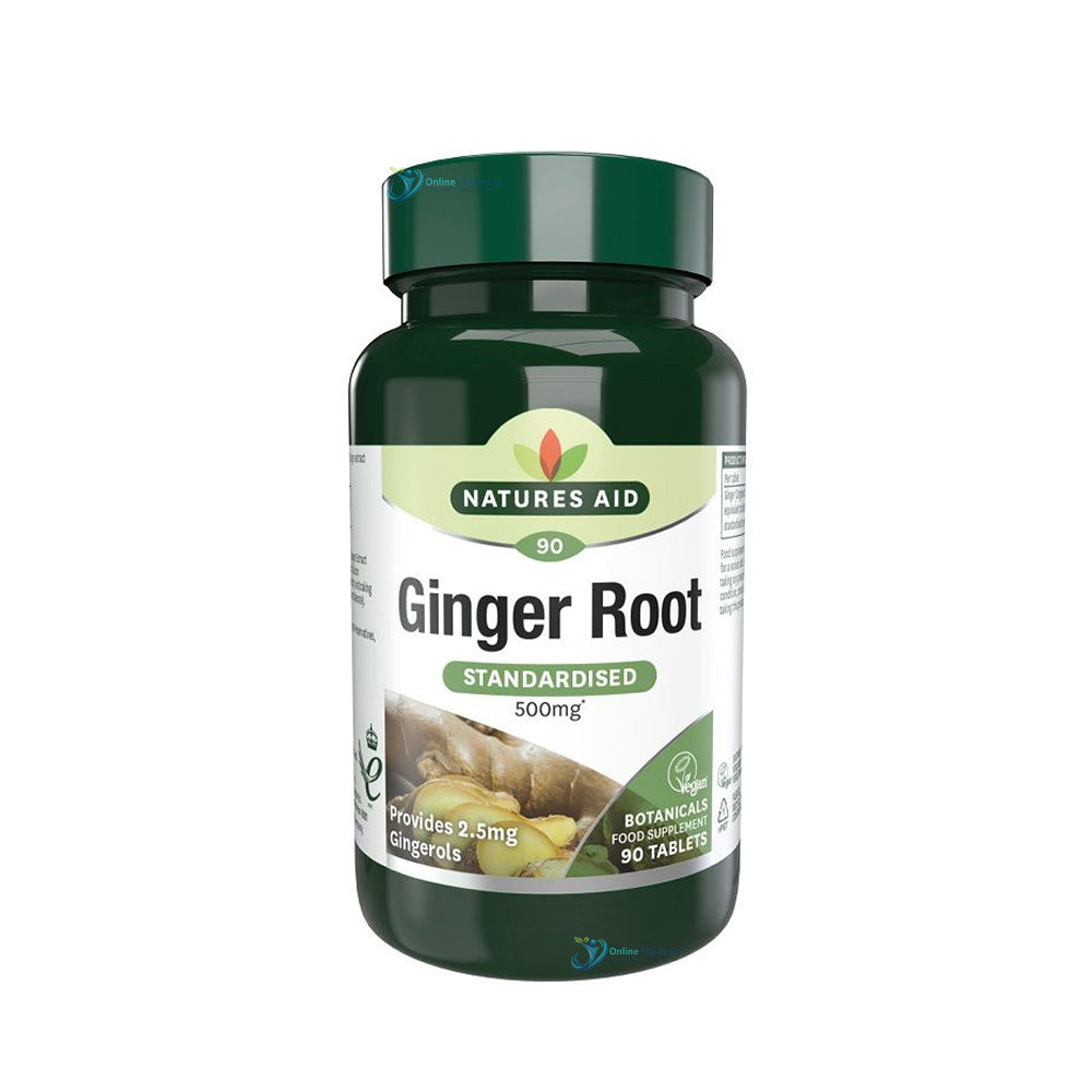 Natures Aid Ginger Root 500mg - 90 Pack