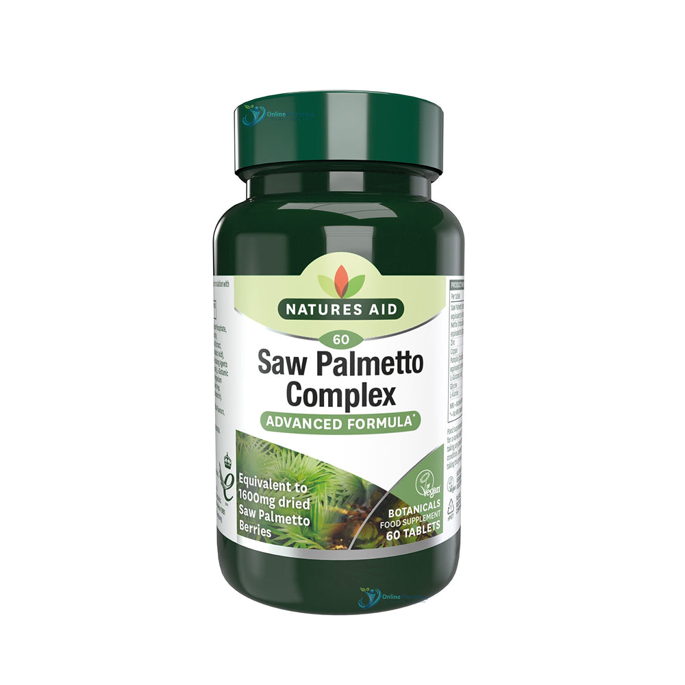 Natures Aid Saw Palmetto Complex - 60 Pack