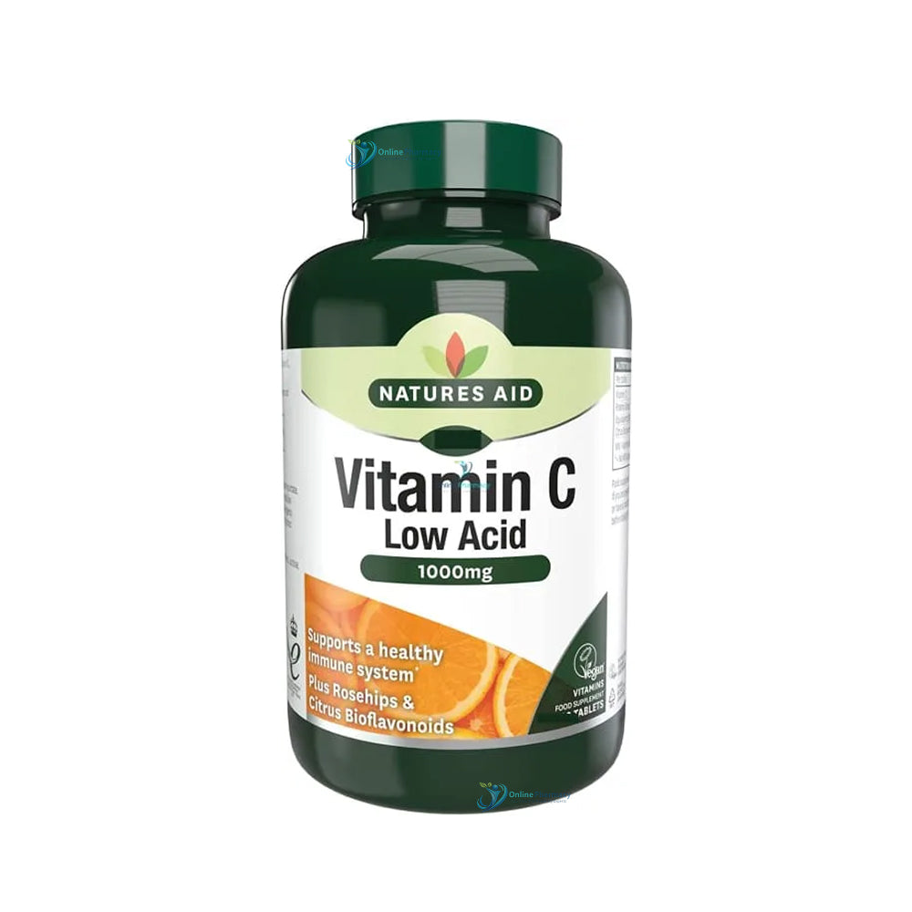 Natures Aid Vitamin C 1000mg Low Acid - 30 Pack