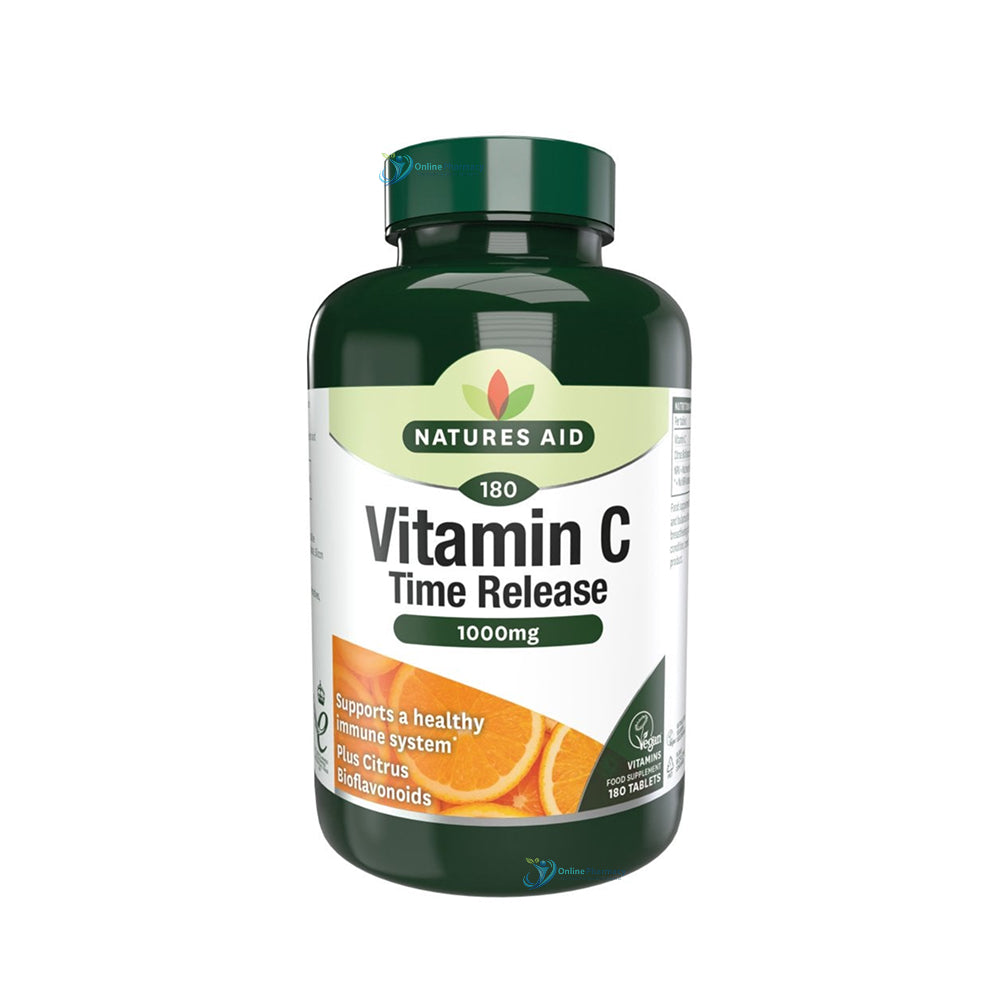 Natures Aid Vitamin C 1000mg Time Release - 180 Pack