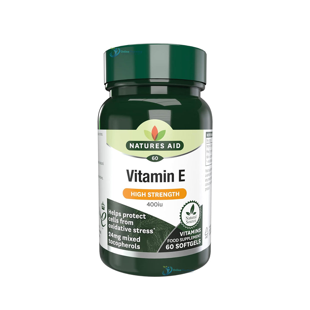 Natures Aid Vitamin E 400iu - 60 Pack