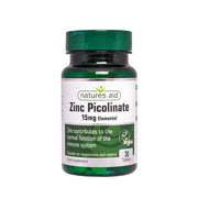 Natures Aid Zinc Picolinate 15mg Elemental - 30 Pack
