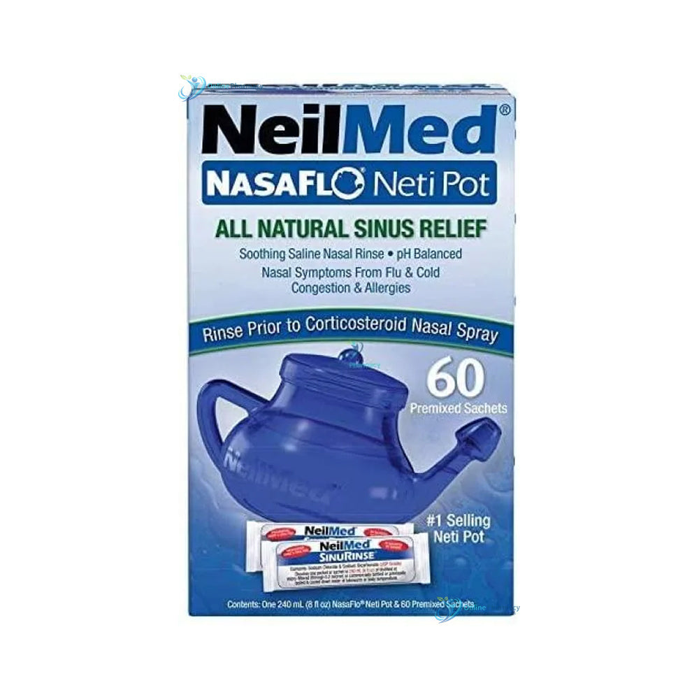 NeilMed Nasaflo Net Pot 60 Premixed Sachets