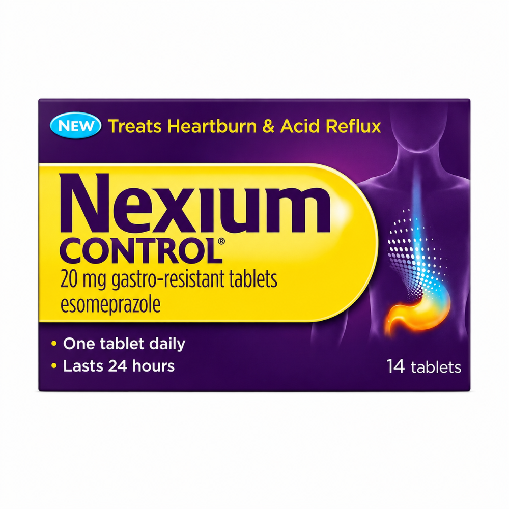 Nexium Control Esomeprazole 20mg Tablets - 14 Pack