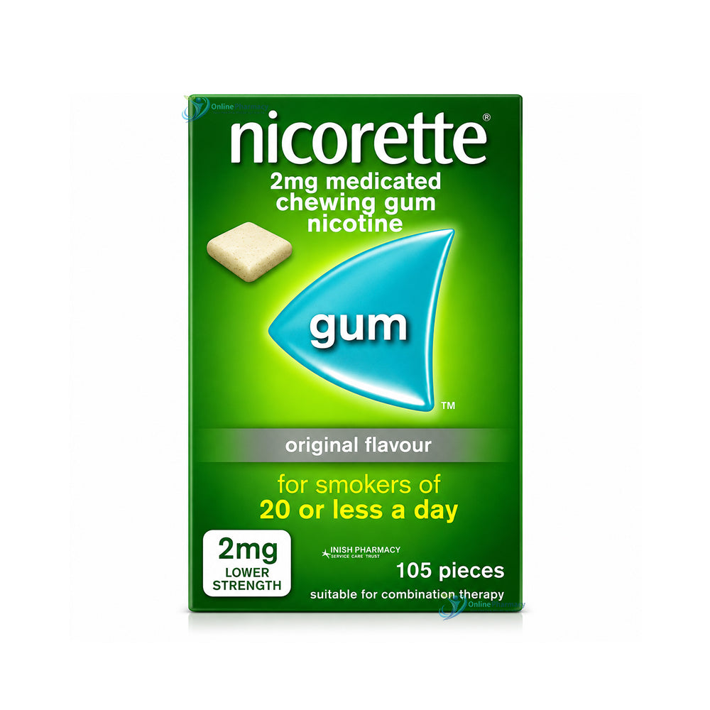 Nicorette 2mg Original Gum - 105 Pack (Expiring 07/2026)