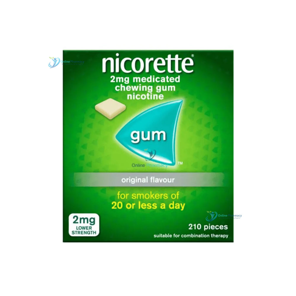 Nicorette 2mg Original Gum - 210 Pack
