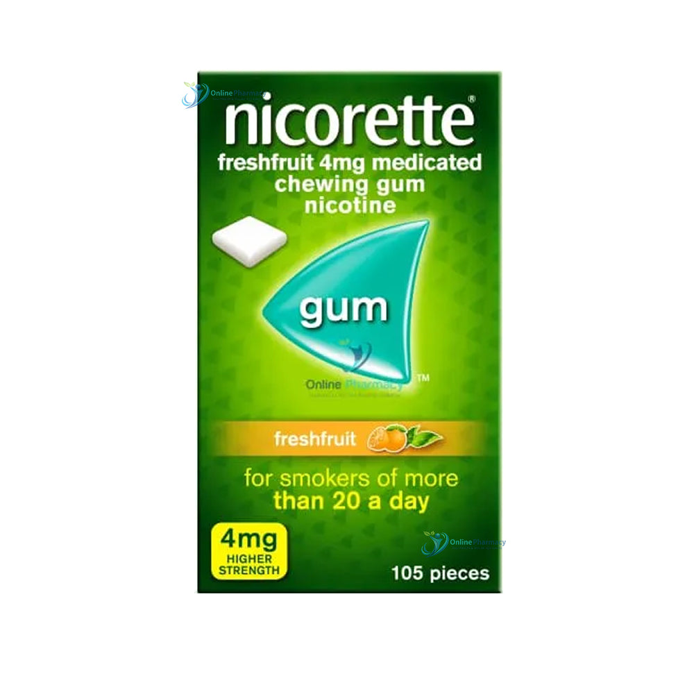 Nicorette Freshfruit Gum 4mg - 105 Pack