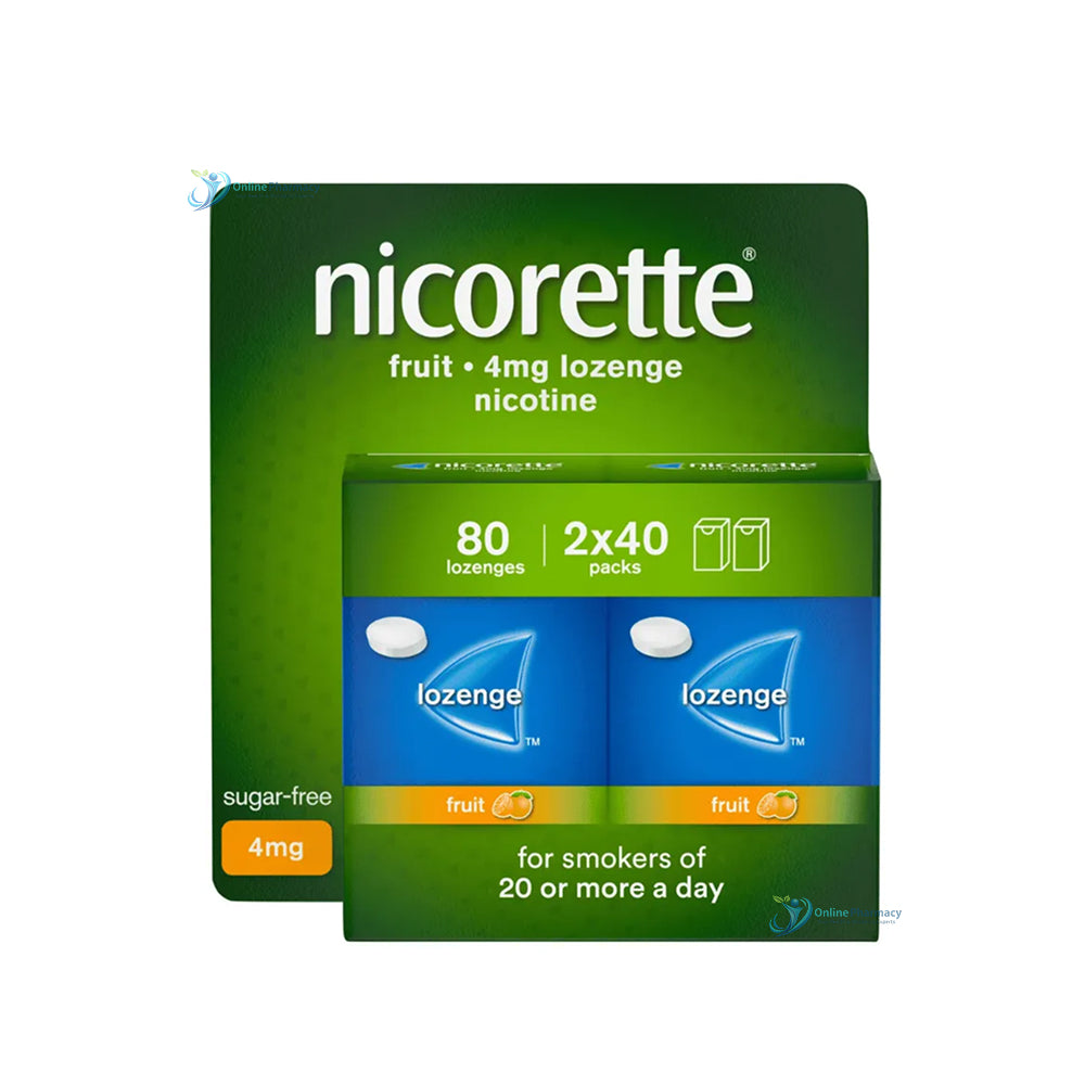 Nicorette Fruit Lozenge 4mg - 80 Pack