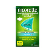 Nicorette Icy White Gum 4mg - 30/105Pack