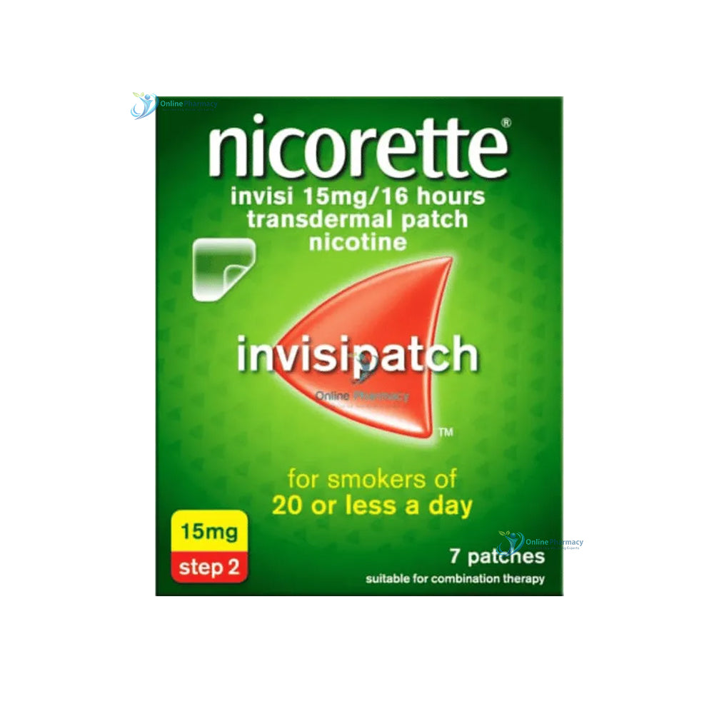 Nicorette Invisi 15mg Step 2 Patches 7 Pack