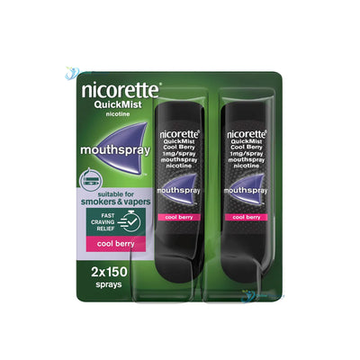 Nicorette QuickMist Berry 1mg/Spray - Double Pack