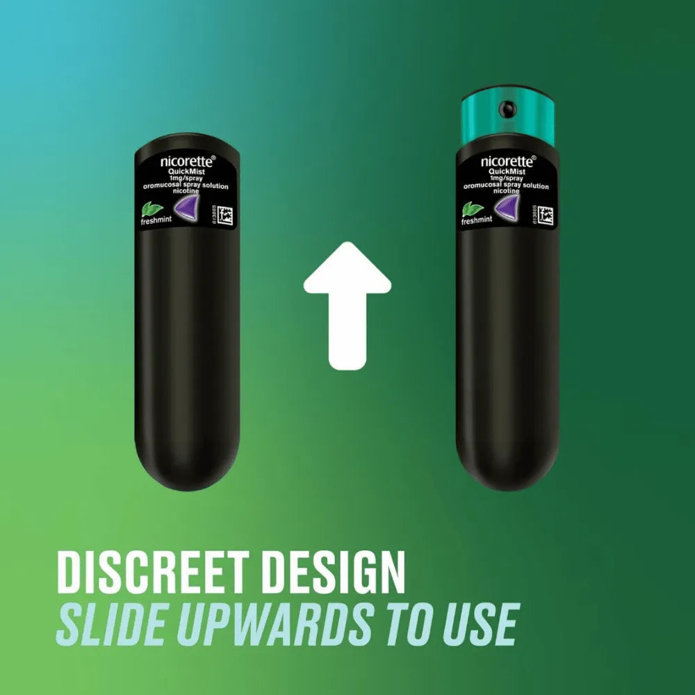Nicorette QuickMist Freshmint 1mg/Spray - Double Pack