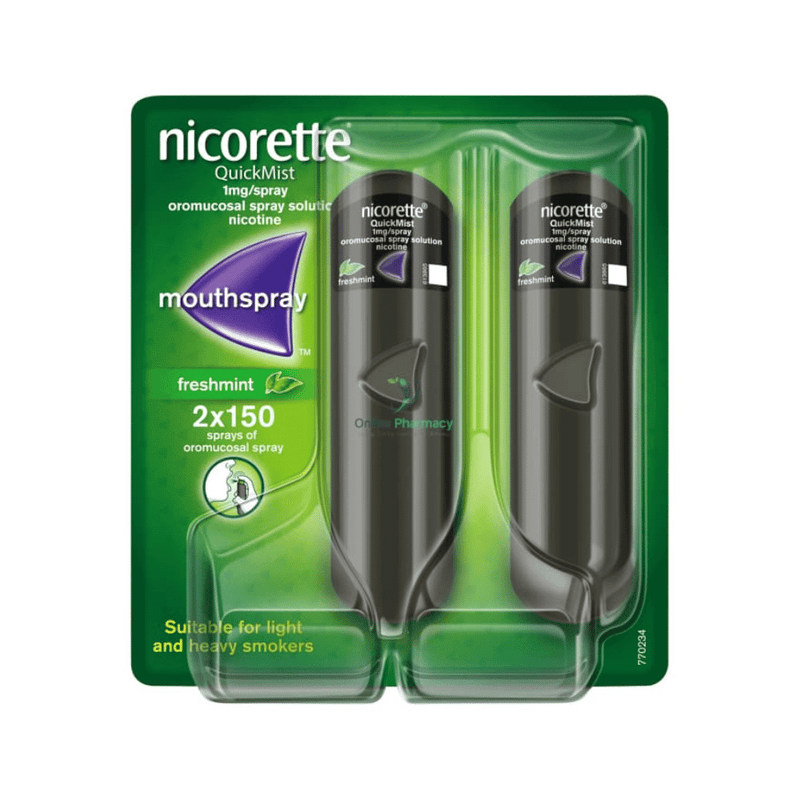 Nicorette QuickMist Freshmint 1mg/Spray - Double Pack