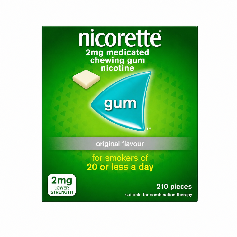 Nicorette 2mg Original Gum - 210 Pack