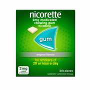 Nicorette 2mg Original Gum - 210 Pack