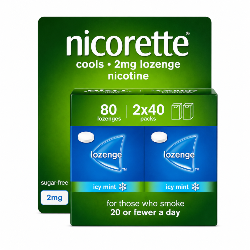 Nicorette Cools Lozenge 2mg - 80 Pack