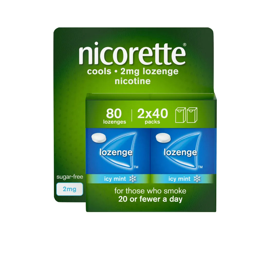 Nicorette Cools Lozenge 2mg - 80 Pack