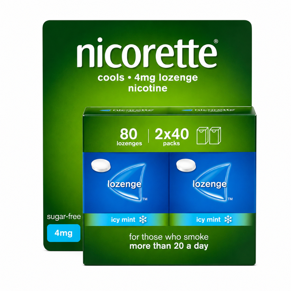 Nicorette Cools Lozenge 4mg - 80 Pack