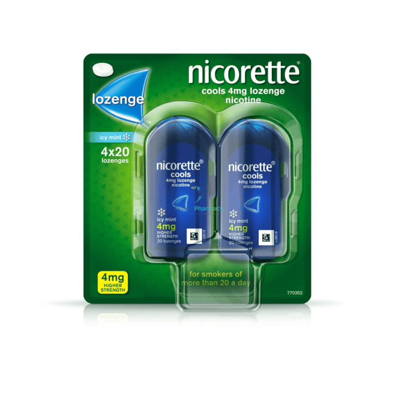 Nicorette Cools Lozenge 4mg - 80 Pack